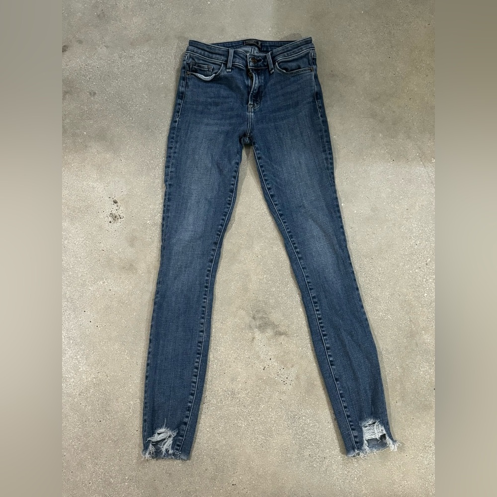 Abercrombie & Fitch jeans size, 25 or 0! Used 1x! Midrise, Super Skinny Ankle!